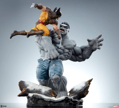 Marvel Statue Grey Hulk vs Wolverine 58 cm – Bild 9