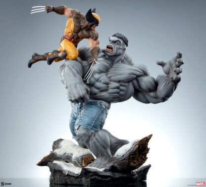 Marvel Statue Grey Hulk vs Wolverine 58 cm – Bild 10