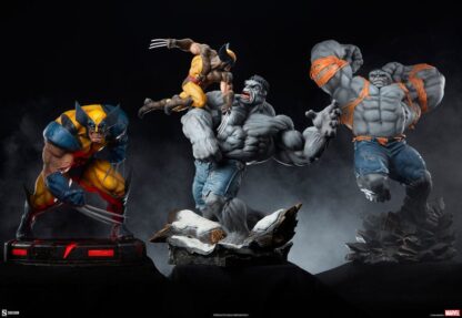Marvel Statue Grey Hulk vs Wolverine 58 cm – Bild 15