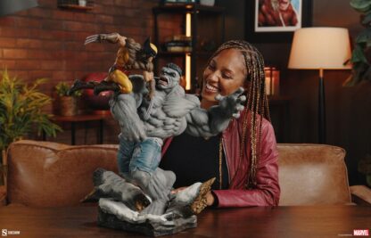 Marvel Statue Grey Hulk vs Wolverine 58 cm – Bild 16