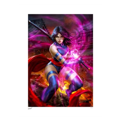 Marvel Kunstdruck Psylocke 46 x 61 cm - ungerahmt