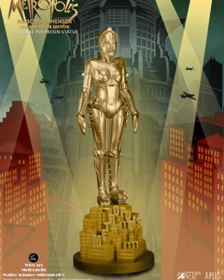 Metropolis Statue 1/4 Maschinenmensch Metallic Gold 40 cm