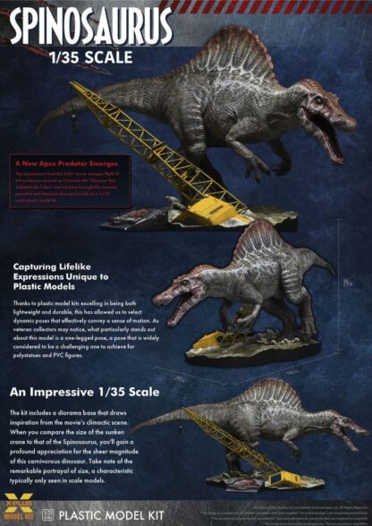 Jurassic Park III Plastic Model Kit 1/35 Spinosaurus 41 cm – Bild 8