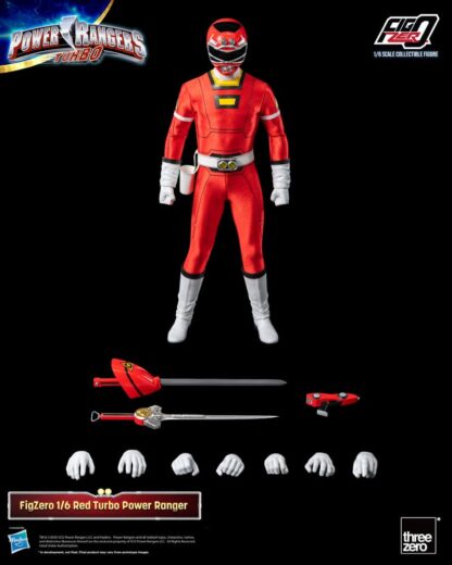 Power Rangers Turbo FigZero Actionfigur 1/6 Red Turbo Power Ranger 30 cm – Bild 2