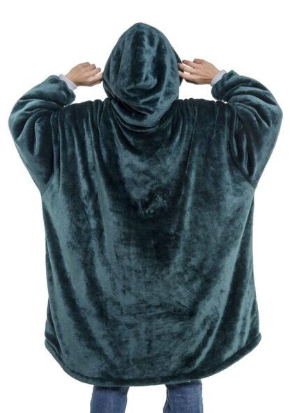 Harry Potter Oversized Kapuzenpullover Slytherin – Bild 3