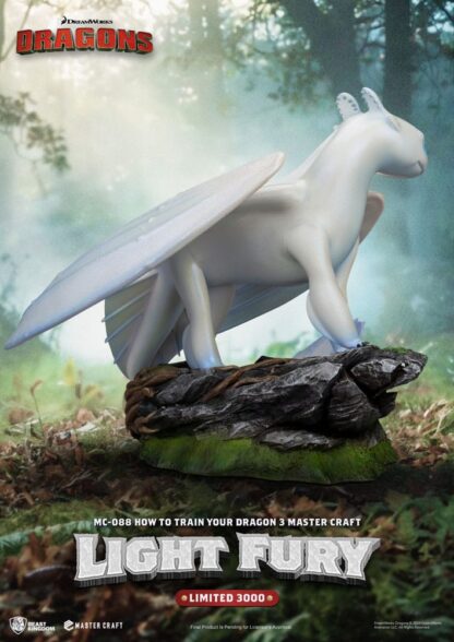 Drachenzähmen leicht gemacht 3 Master Craft Statue Light Fury 29 cm – Bild 5