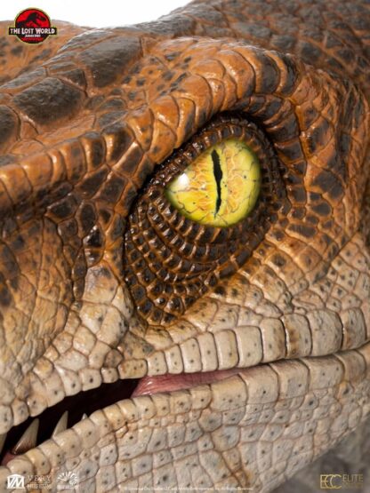 Jurassic Park Life-Size Büste Male Velociraptor 75 cm – Bild 2