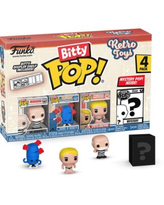 Retro Toys Bitty POP! Vinyl Figuren 4er-Pack Mr. Monopoly 2,5 cm