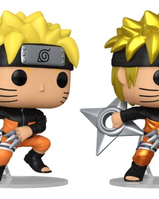 Naruto POP! Animation Vinyl Figur Naruto(Shrkn) w/CH 9 cm Sortiment (6)