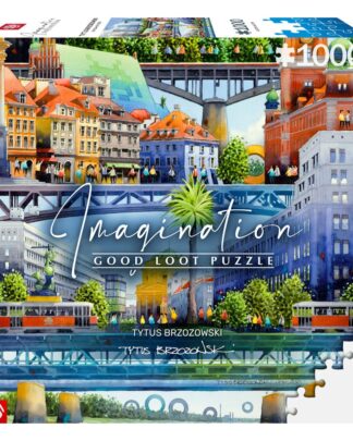 Tytus Brzozowski Imagination Puzzle Warsaw Bridges (1000 Teile)