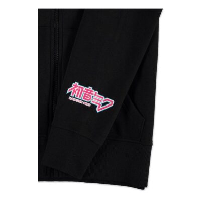 Hatsune Miku Kapuzenjacke mit Reißverschluß Black – Bild 3