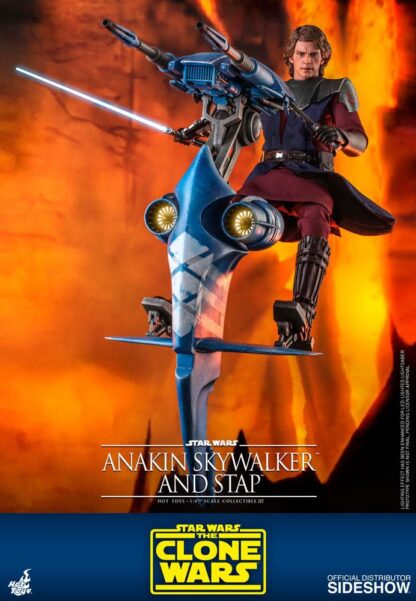 Star Wars The Clone Wars Actionfigur 1/6 Anakin Skywalker & STAP 31 cm – Bild 2