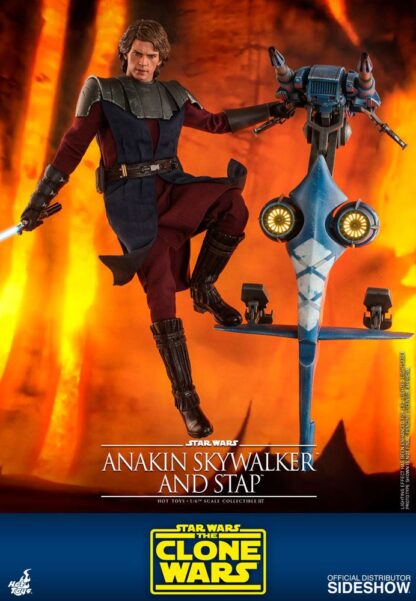 Star Wars The Clone Wars Actionfigur 1/6 Anakin Skywalker & STAP 31 cm – Bild 4