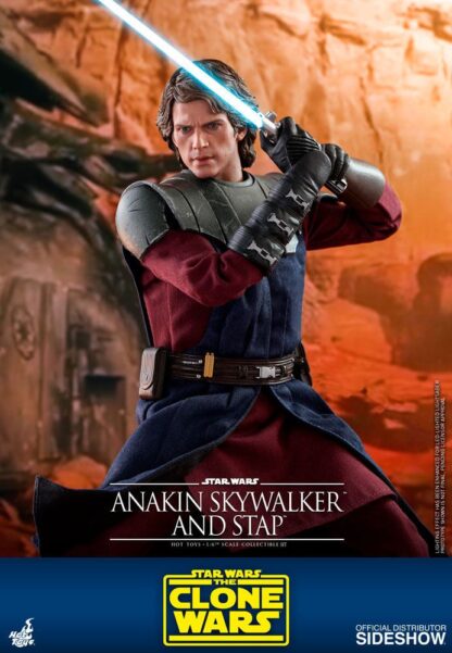 Star Wars The Clone Wars Actionfigur 1/6 Anakin Skywalker & STAP 31 cm – Bild 8