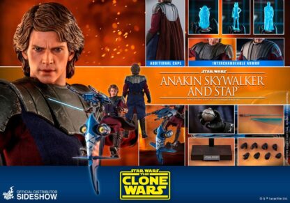 Star Wars The Clone Wars Actionfigur 1/6 Anakin Skywalker & STAP 31 cm – Bild 18