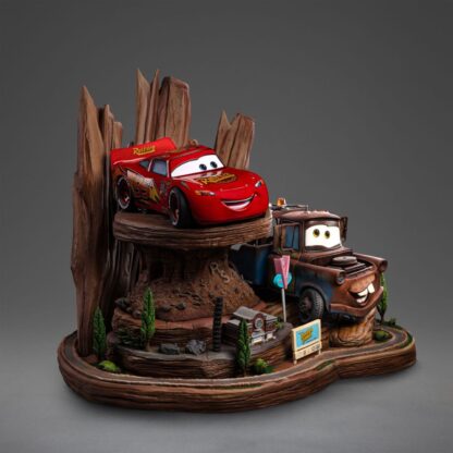 Cars Deluxe Art Scale Statue 1/10 Lightning Mcqueen & Hook 31 cm – Bild 2
