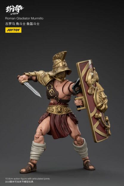 Strife Actionfigur 1/18 Roman Gladiator Murmillo 11 cm – Bild 4