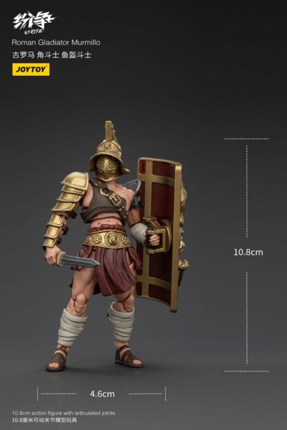 Strife Actionfigur 1/18 Roman Gladiator Murmillo 11 cm – Bild 8