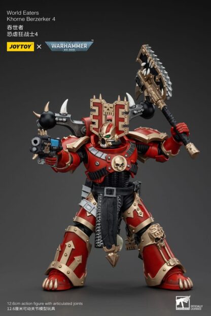 Warhammer 40k Actionfigur 1/18 World Eaters Khorne Berzerker 4 13 cm – Bild 5