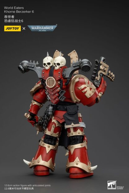 Warhammer 40k Actionfigur 1/18 World Eaters Khorne Berzerker 6 13 cm – Bild 3