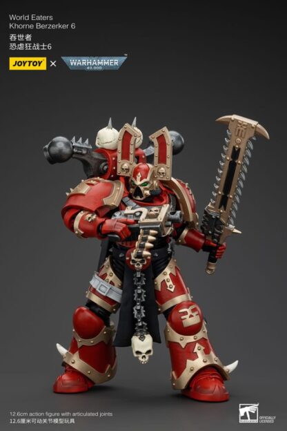 Warhammer 40k Actionfigur 1/18 World Eaters Khorne Berzerker 6 13 cm – Bild 4