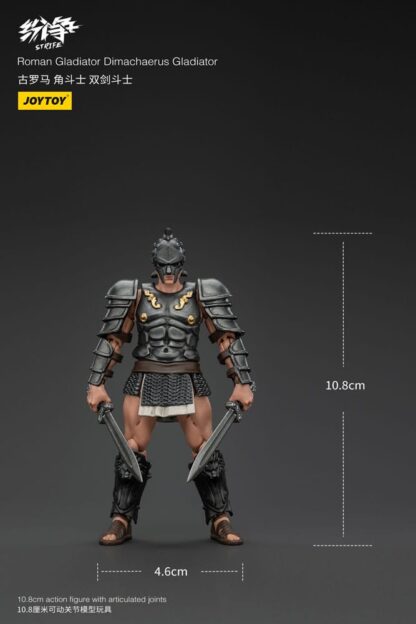 Strife Actionfigur 1/18 Roman Gladiator Dimachaerus Gladiator 11 cm – Bild 8