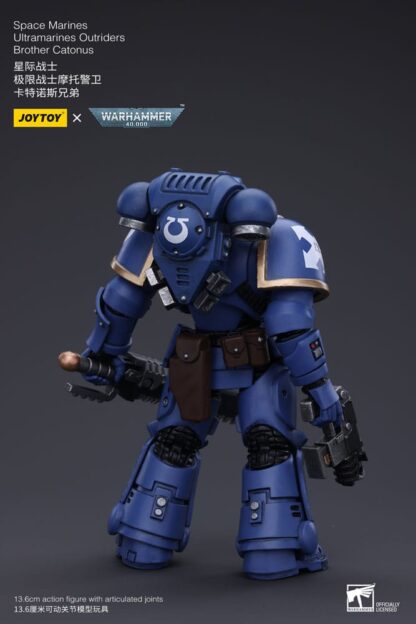 Warhammer 40k Actionfigur 1/18 Space Marines Ultramarines Outriders Brother Catonus 14 cm – Bild 4