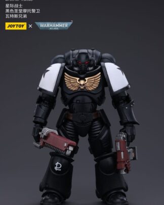 Warhammer 40k Actionfigur 1/18 Space Marines Black Templars Outriders Brother Valtus 14 cm