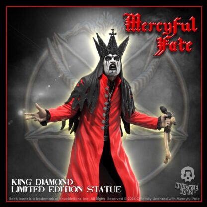Mercyful Fate Rock Iconz Statue King Diamond III (Red Version) 22 cm – Bild 2