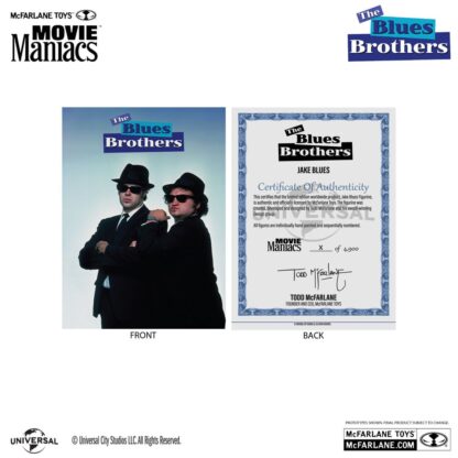 The Blues Brothers Movie Maniacs Actionfiguren 2er-Pack Jake & Elwood Blues (Gold Label) 15 cm - Beschädigte Verpackung – Bild 5