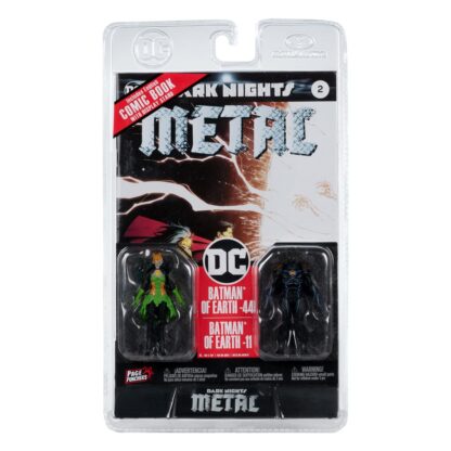DC Direct Page Punchers Actionfiguren 2er-Pack Batman of Earth-44 & Batman of Earth-11 (Dark Nights: Metal) 8 cm – Bild 2
