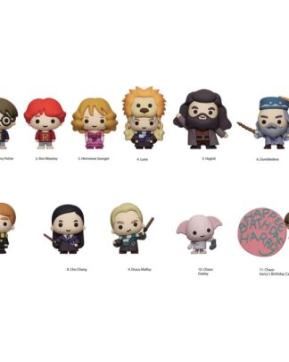 Harry Potter 3D PVC-Taschenanhänger Series 12 Display (24)