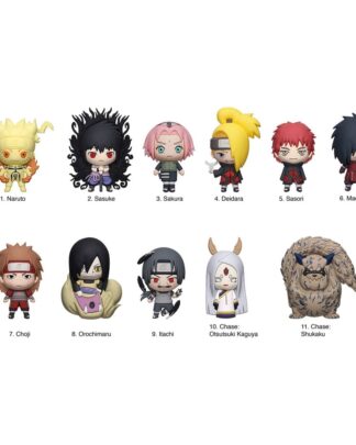 Naruto 3D PVC-Taschenanhänger Series 6 Display (24)