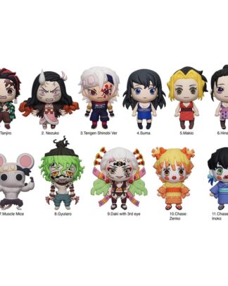 Demon Slayer: Kimetsu no Yaiba 3D PVC-Taschenanhänger Series 6 Display (24)