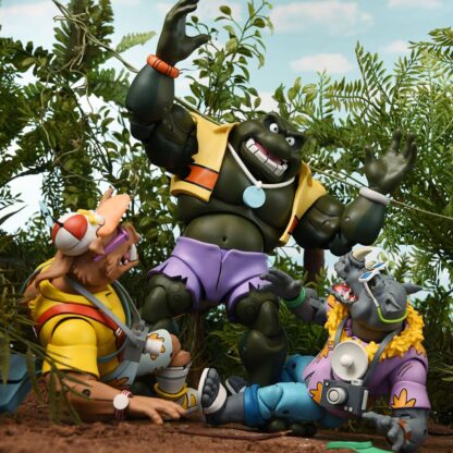 Teenage Mutant Ninja Turtles (Cartoon 1980) Actionfiguren 2er-Pack Vacation Bebop and Rocksteady 18 cm – Bild 6