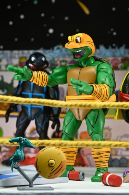 Teenage Mutant Ninja Turtles (Archie Comics) Actionfiguren 4er-Pack Stump Wrestling Turtles 18 cm – Bild 7
