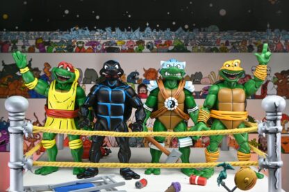 Teenage Mutant Ninja Turtles (Archie Comics) Actionfiguren 4er-Pack Stump Wrestling Turtles 18 cm – Bild 8
