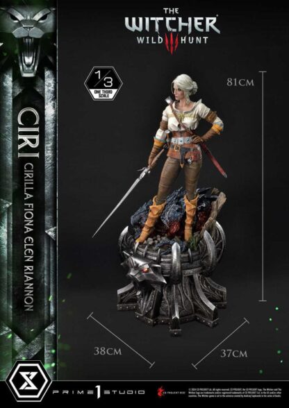 The Witcher 3: Wild Hunt Museum Masterline Statue 1/3 Wild Hunt Ciri Fiona Elen Riannon Bonus Version 81 cm – Bild 16
