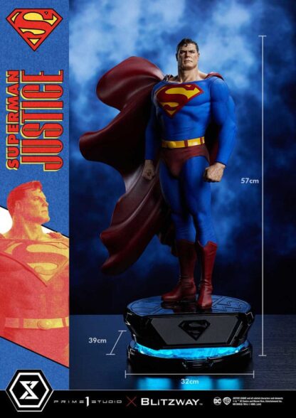 DC Comics Premium Masterline Series Statue 1/4 Superman Justice Comics 57 cm – Bild 7