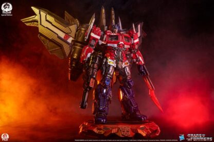 Transformers Museum Scale Statue Optimus Prime Jet Convoy Edition 87 cm – Bild 2