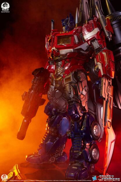 Transformers Museum Scale Statue Optimus Prime Jet Convoy Edition 87 cm – Bild 3