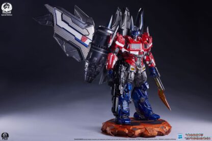 Transformers Museum Scale Statue Optimus Prime Jet Convoy Edition 87 cm – Bild 6