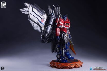Transformers Museum Scale Statue Optimus Prime Jet Convoy Edition 87 cm – Bild 7