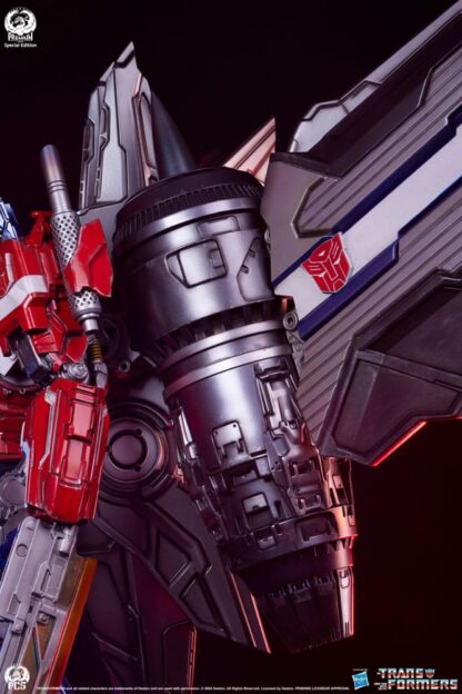Transformers Museum Scale Statue Optimus Prime Jet Convoy Edition 87 cm – Bild 17