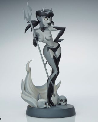 Original Artist Series Statue Devil Girl (Black and White Variant) 30 cm