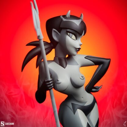 Original Artist Series Statue Devil Girl (Black and White Variant) 30 cm – Bild 4