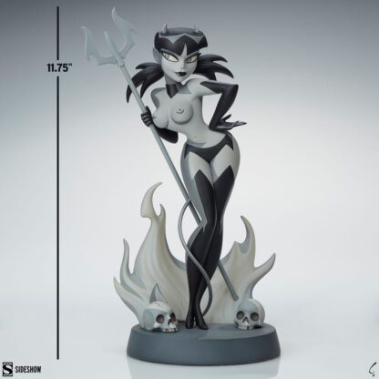 Original Artist Series Statue Devil Girl (Black and White Variant) 30 cm – Bild 7