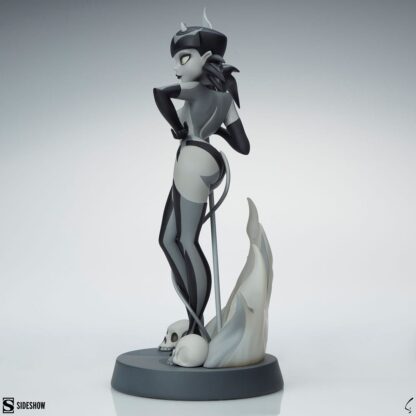 Original Artist Series Statue Devil Girl (Black and White Variant) 30 cm – Bild 9