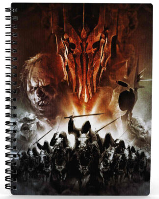 The Lord of the Rings Army 3D notebook