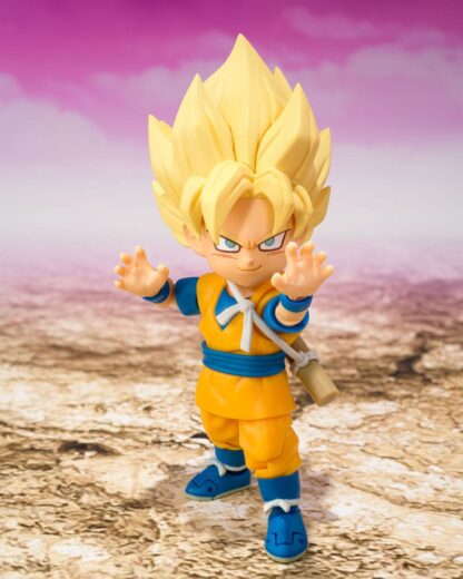 Dragon Ball S.H.Figuarts Actionfigur Super Saiyan Son Goku (mini) Daima 8 cm – Bild 3